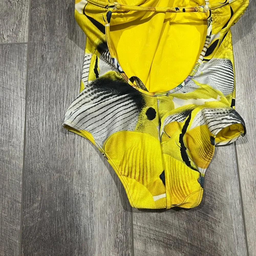 Aqua De Coco Yellow‎ One Piece Swimsuit